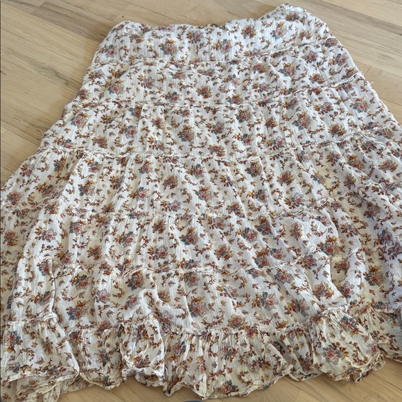 Ralph Lauren Denim & Supply Floral 100% Cotton Maxi Skirt-XL-Boho - Picture 7 of 7